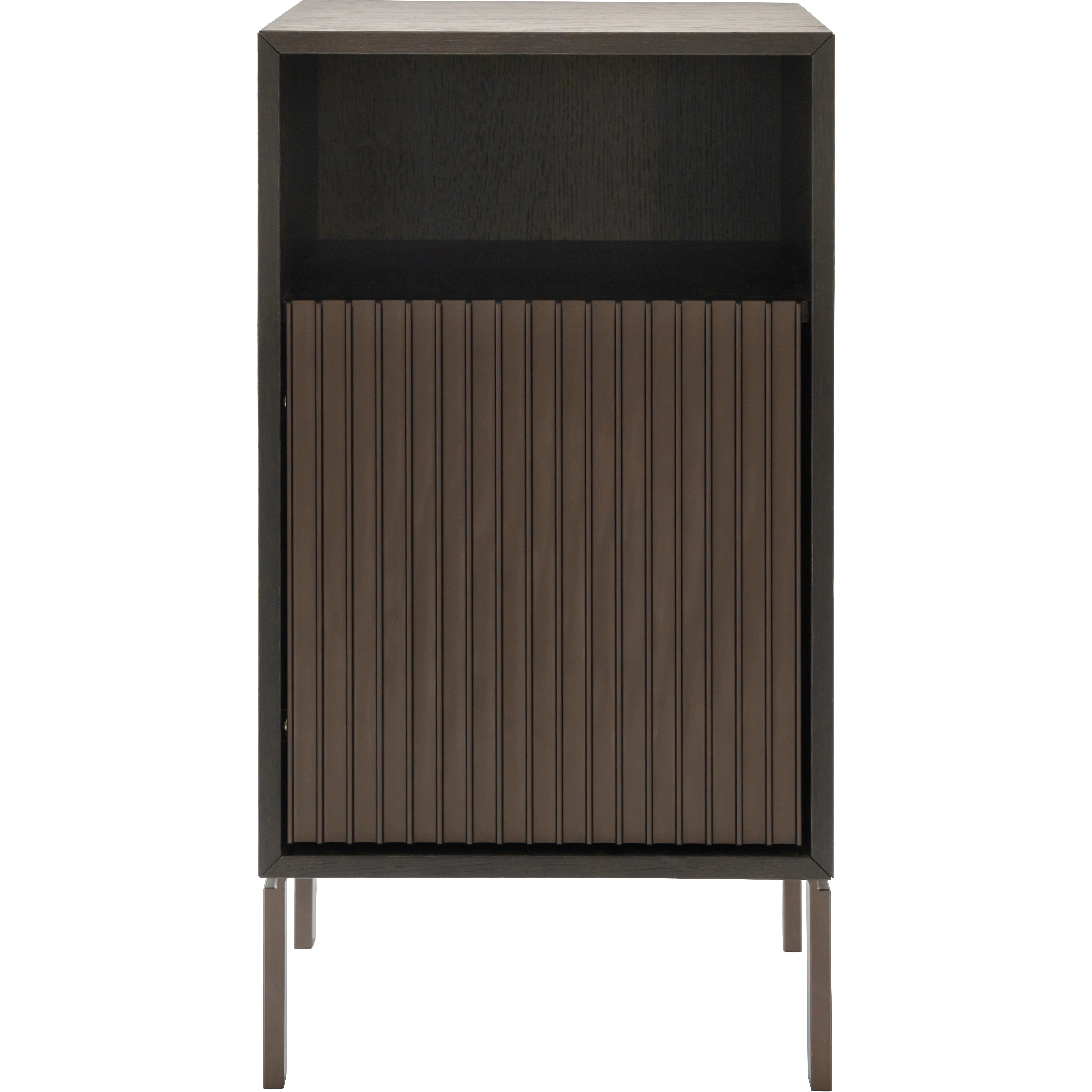 Vipp 672 S&auml;ngbord Med Ben M&ouml;rk Ek - S&auml;ngbord Ekfan&eacute;r M&ouml;rk Ek - 672FS71