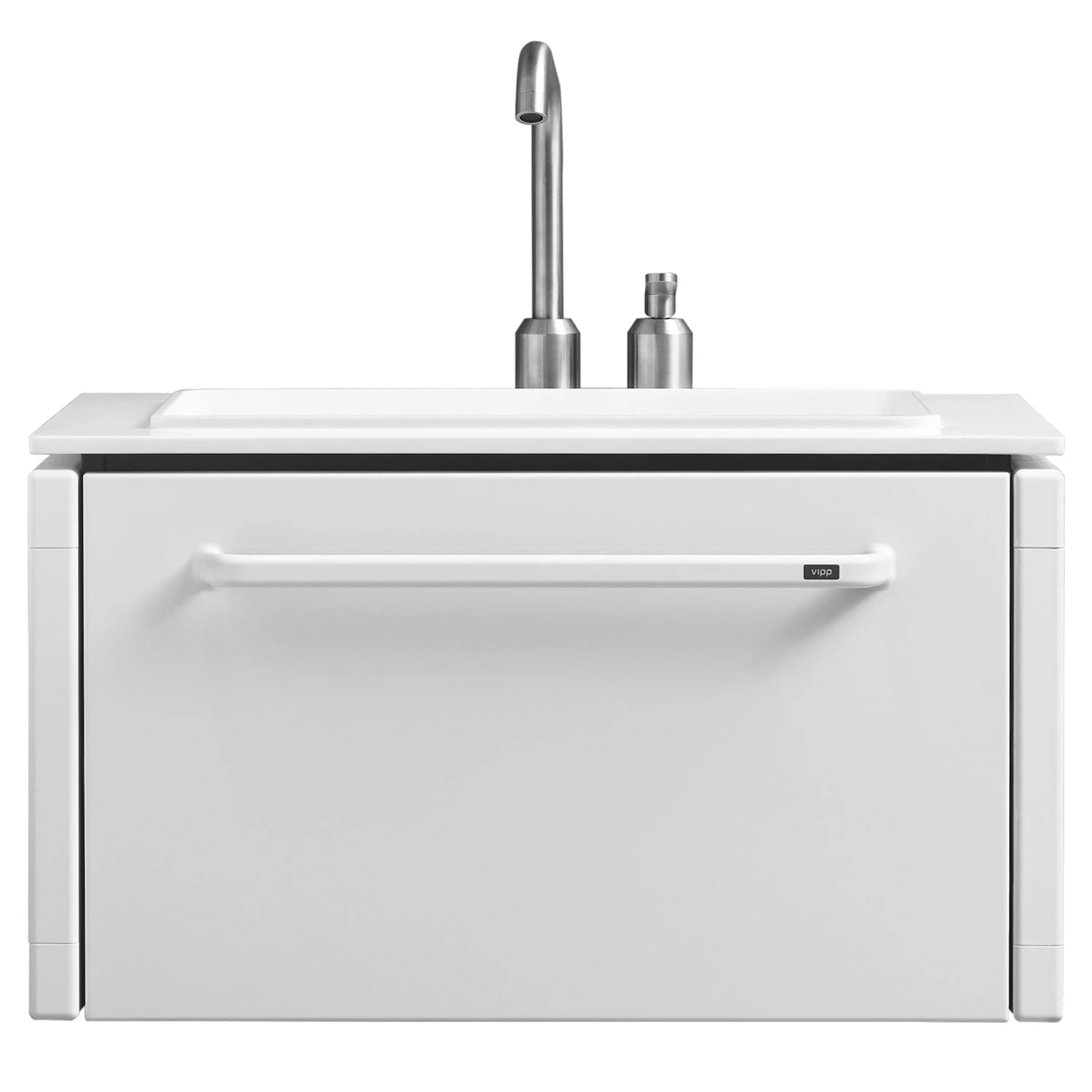 Vipp 981 Modul Till Badrum Liten - Sk&auml;nkar & sideboards Rostfritt St&aring;l Vit - 98102