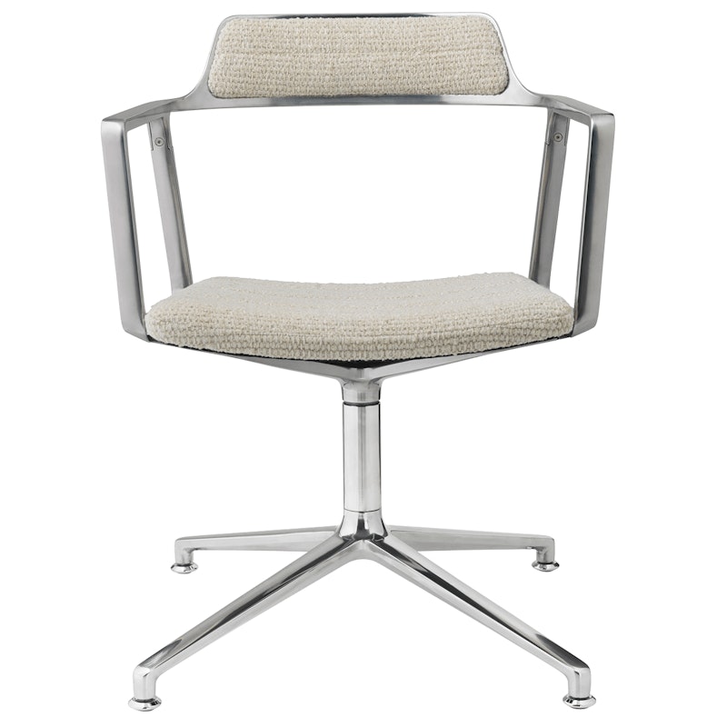 452 Snurrstol Med Fötter, Wavy Off-white