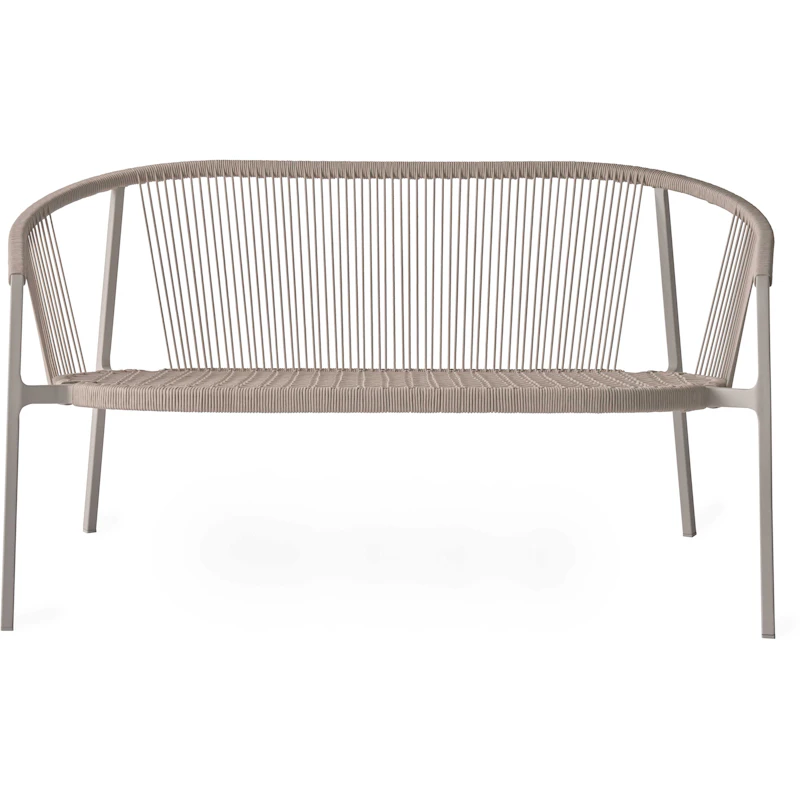 Vipp 721 Lagrasse 2-Seater Sofa Outdoor, Warm Grey