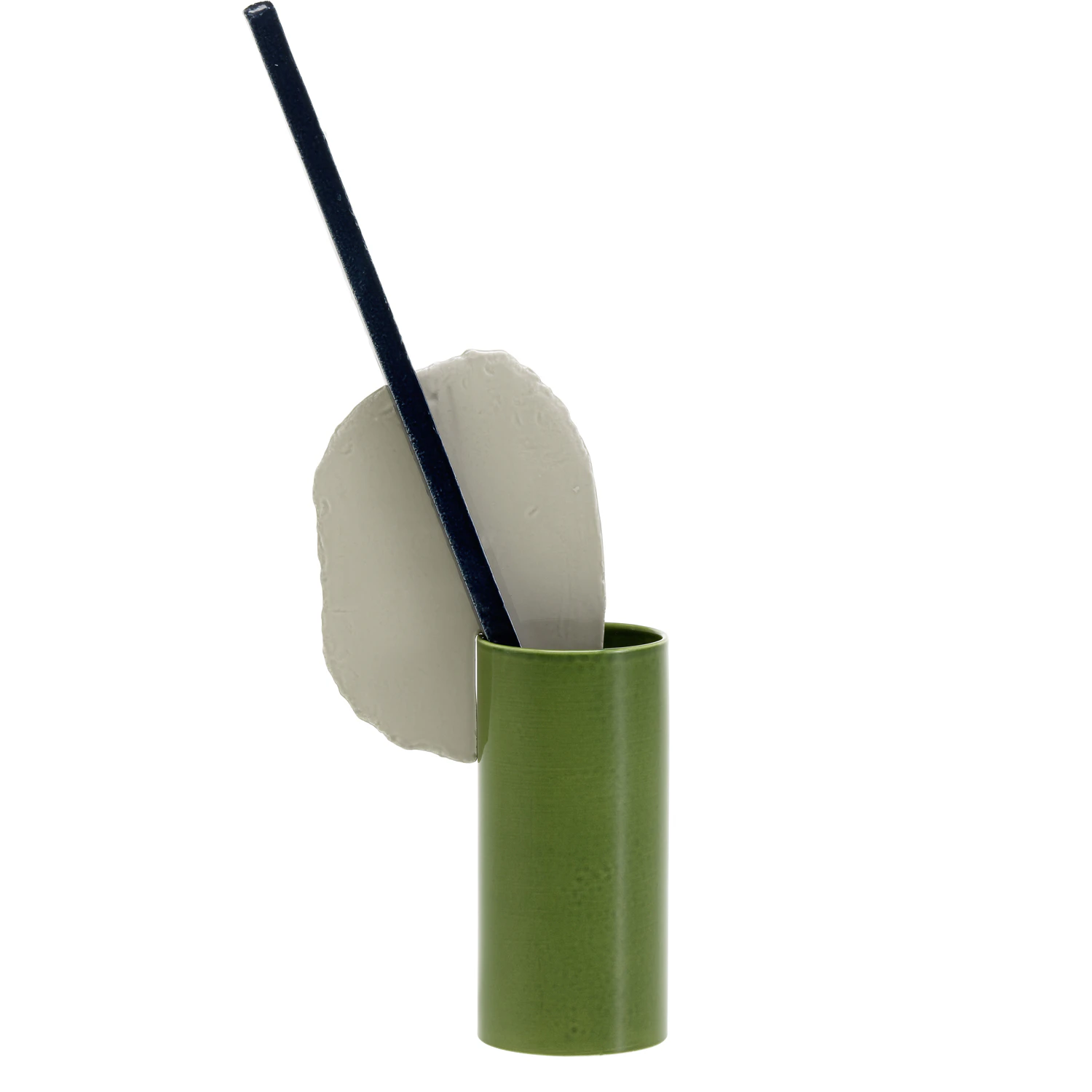 Vitra D&eacute;coupage Vas Barre - Vaser Keramik Gr&ouml;n - 20138403