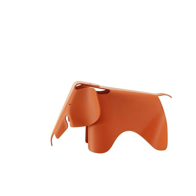 Eames Elephant Pall Stor, Red Orange