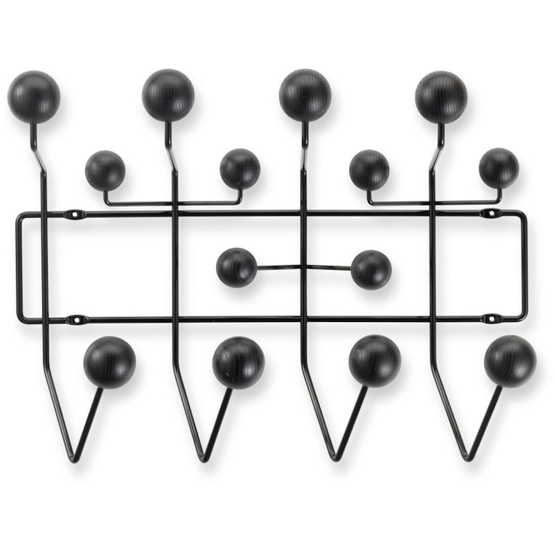 Eames Hang It All Klädhängare, Black Ash/Wire Blk