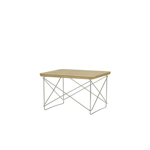 Vitra Occasional Table Ltr Nattduksbord/sidobord Naturlig Kastanj/rostfritt St&aring;l - Sidobord & Avlastningsbord Ek M&ouml;rk Ek - 20119534