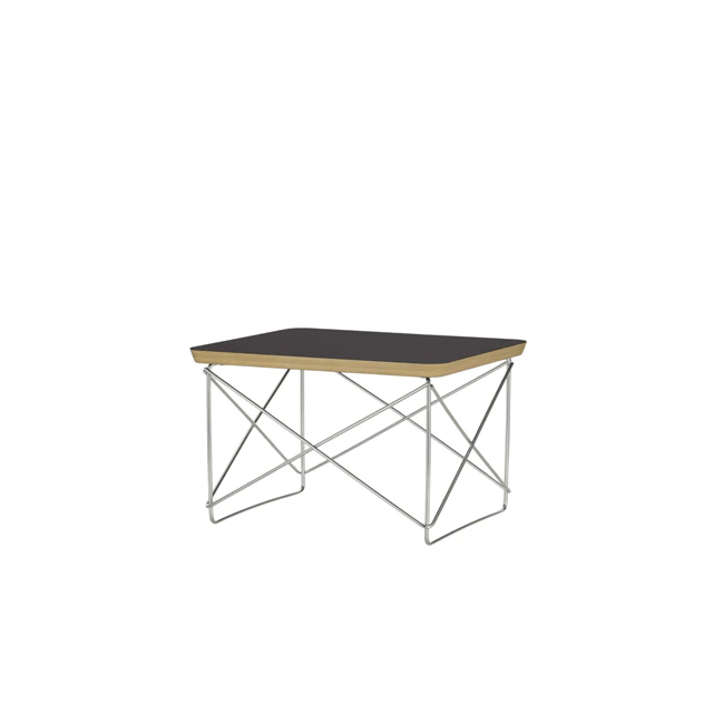 Vitra Occasional Table Ltr Nattduksbord/sidobord Svart Laminat/rostfritt St&aring;l - Sidobord & Avlastningsbord Ek M&ouml;rk Ek - 20119525