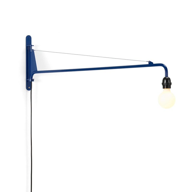 Petite Potence Vägglampa, Prouvé Bleu Marcoule