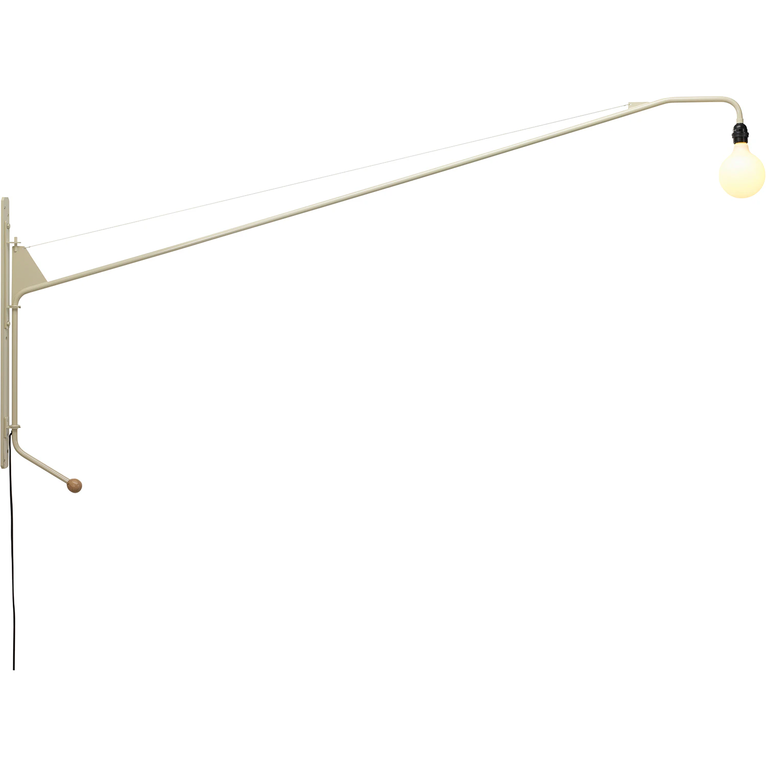 Vitra Potence Vägglampa Prouvé Blanc Colombe - Vägglampor Ek - 41239902