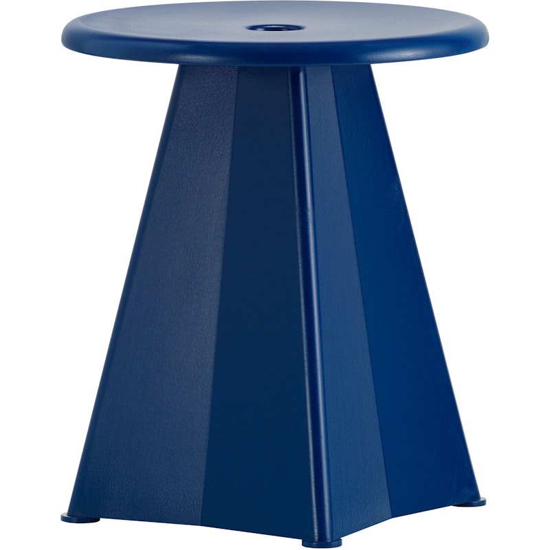Tabouret Métallique Pall, Prouvé Bleu Marcoule