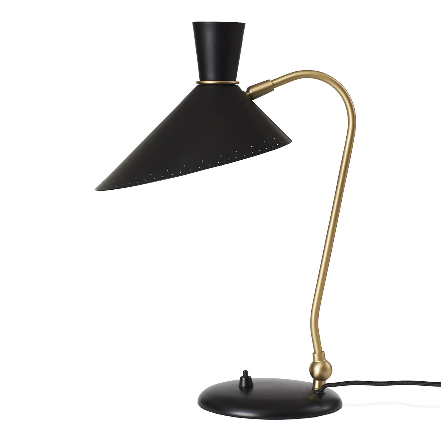 Warm Nordic Bloom Bordslampa Black Noir - Bordslampor Mässing Svart - 40020040