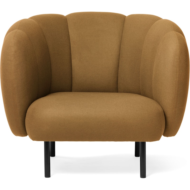 Cape Loungestol Med Stygn, Olive