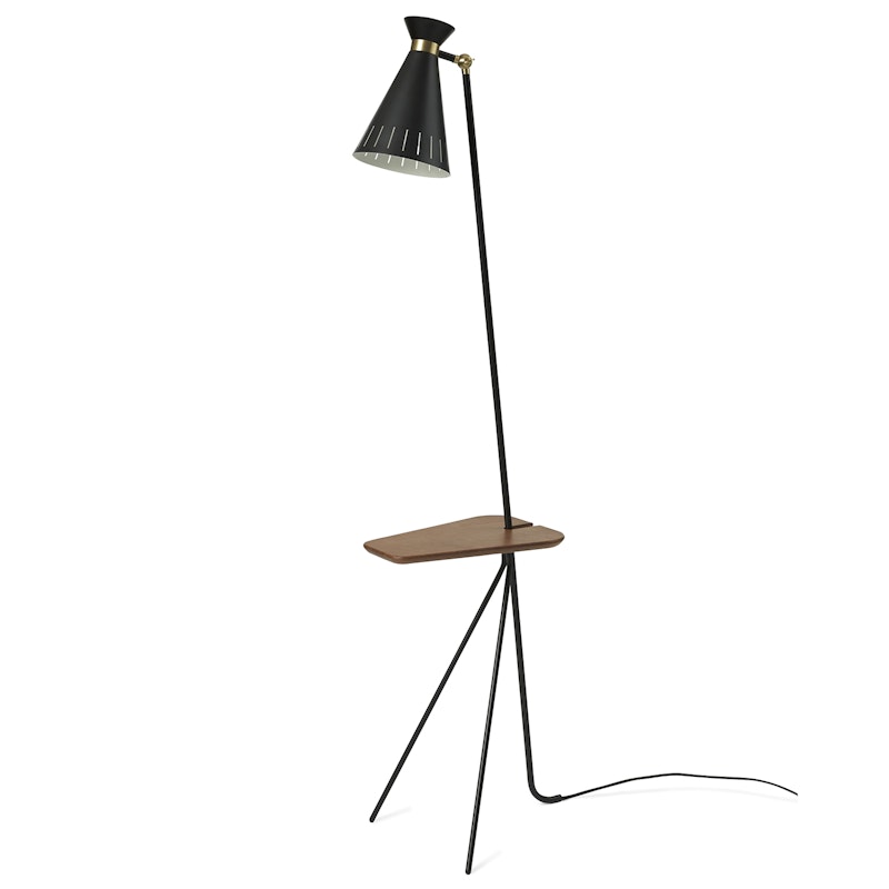 Cone Golvlampa Med Bord, Black Noir