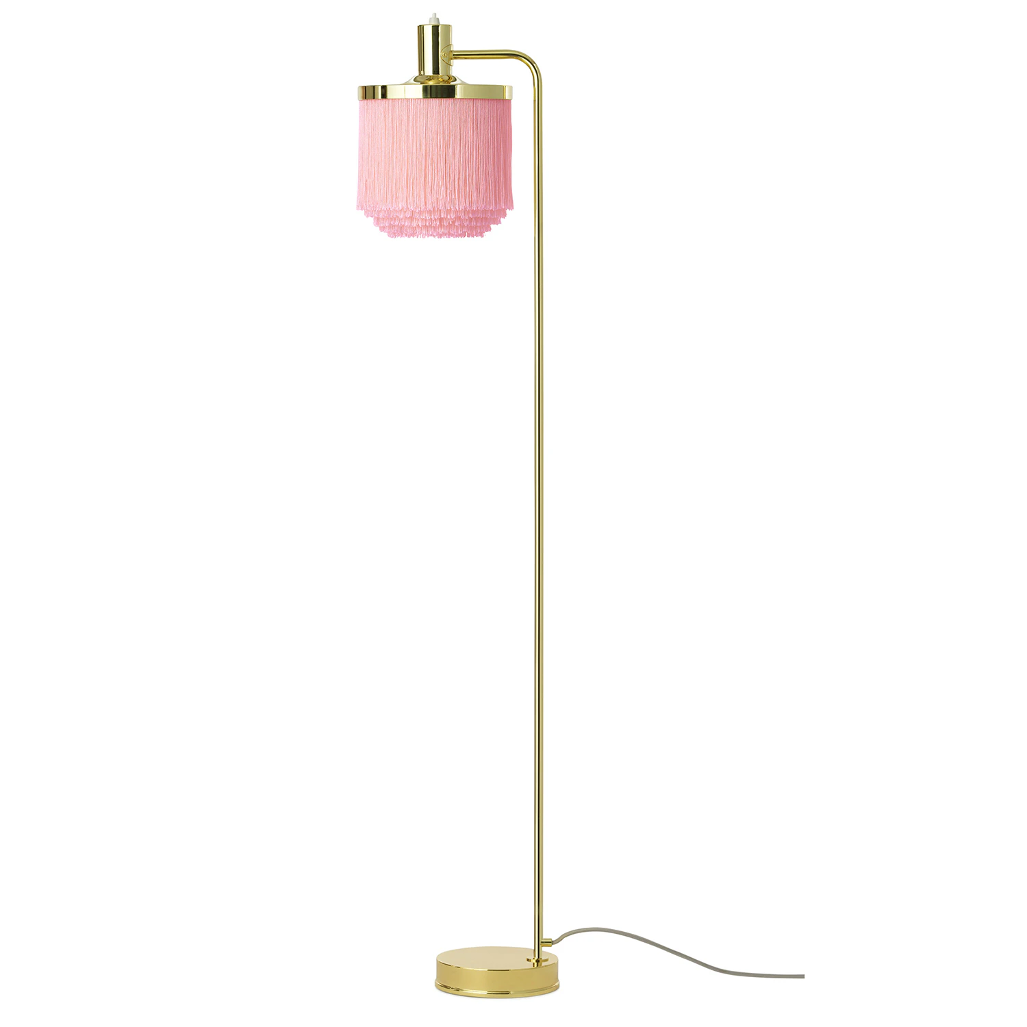 Warm Nordic Fringe Golvlampa Pale Pink - Golvlampor Mässing Ljusrosa - 40210180080