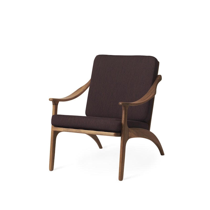 Lean Back Loungestol, Oljad Teak / Coffee Brown