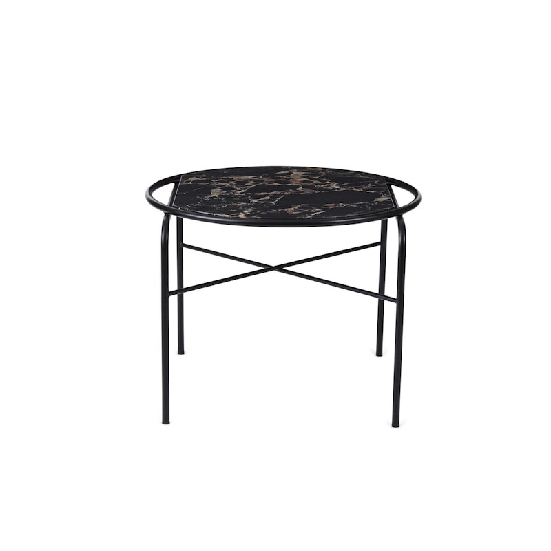 Secant Soffbord Runt, Black Gold
