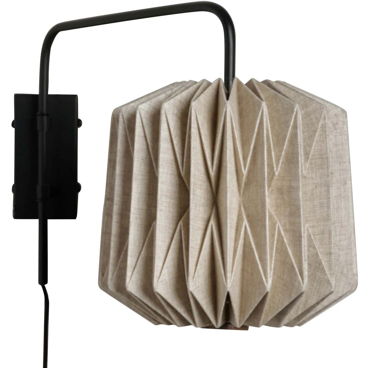 Watt & Veke Alba V&auml;gglampa Natur - V&auml;gglampor Linne Natur - V122800