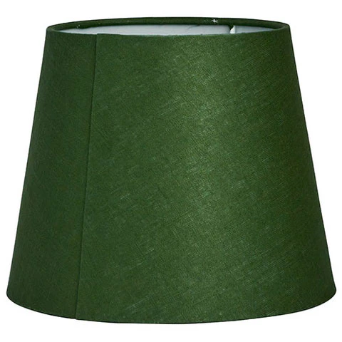 Watt & Veke Basic 20 Lampsk&auml;rm Rak Mossgr&ouml;n - Lampsk&auml;rmar Linne Mossgr&ouml;n - B20/23/04
