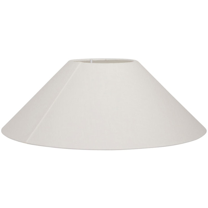 Basic Flat Lampskärm Vit, 30 cm