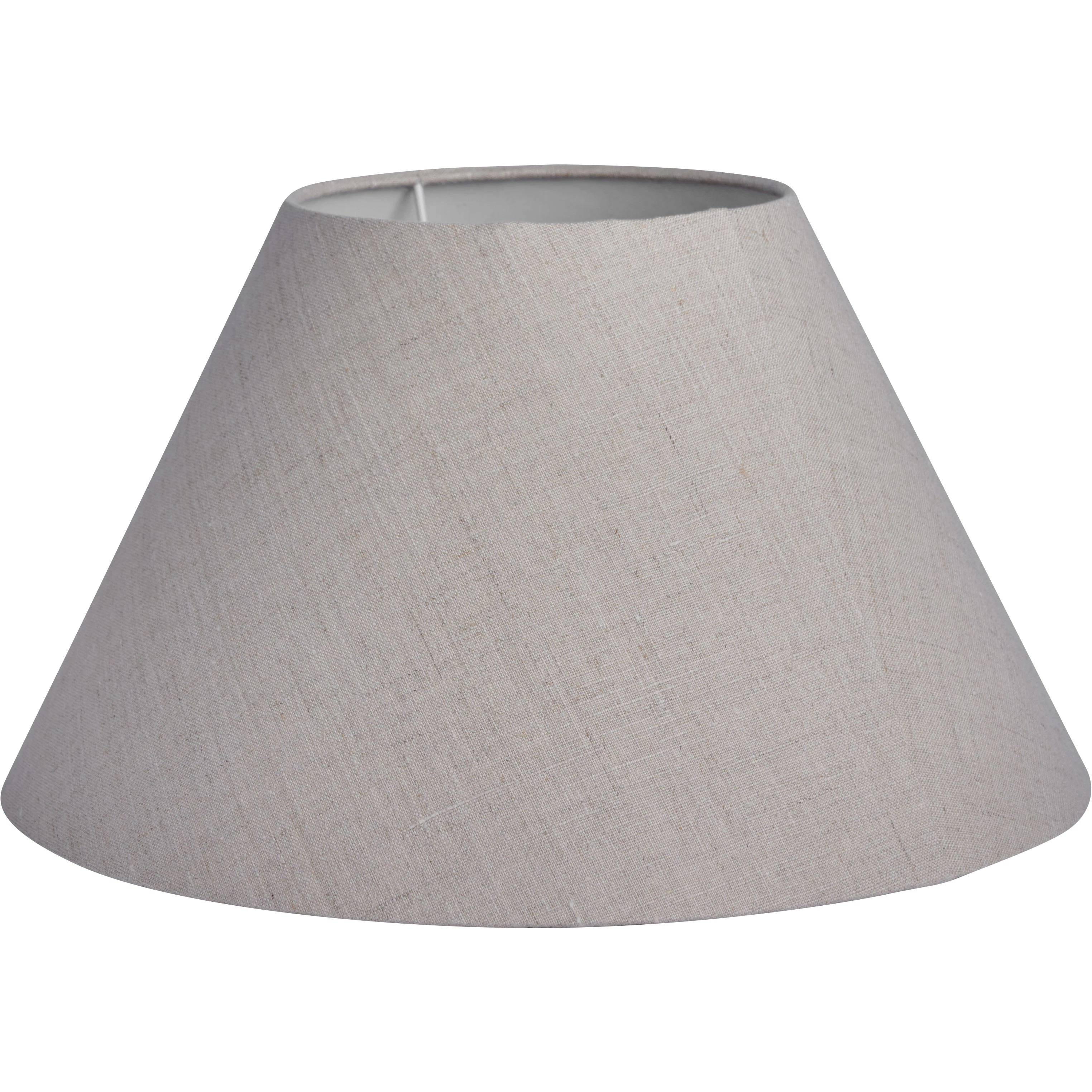Watt & Veke Basic Wide Lampsk&auml;rm 350 Mm Natur - Lampsk&auml;rmar Linne Beige - B35/70/00