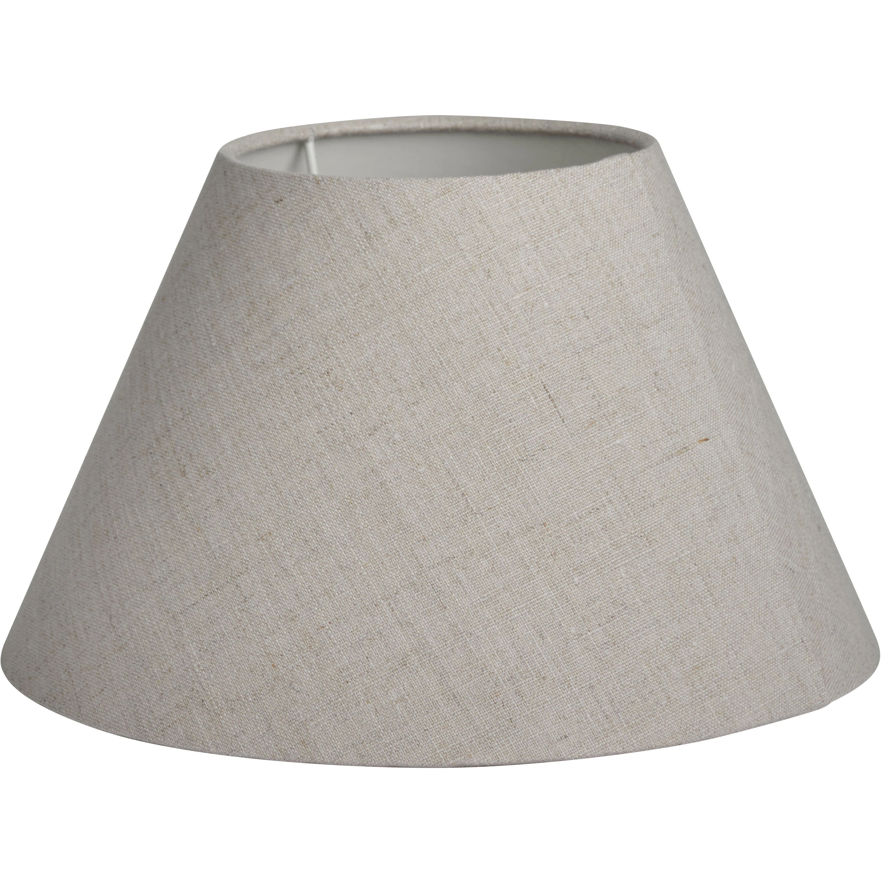 Watt & Veke Basic Wide Lampskärm 250 Mm Natur - Lampskärmar Linne Natural - B25/70/00