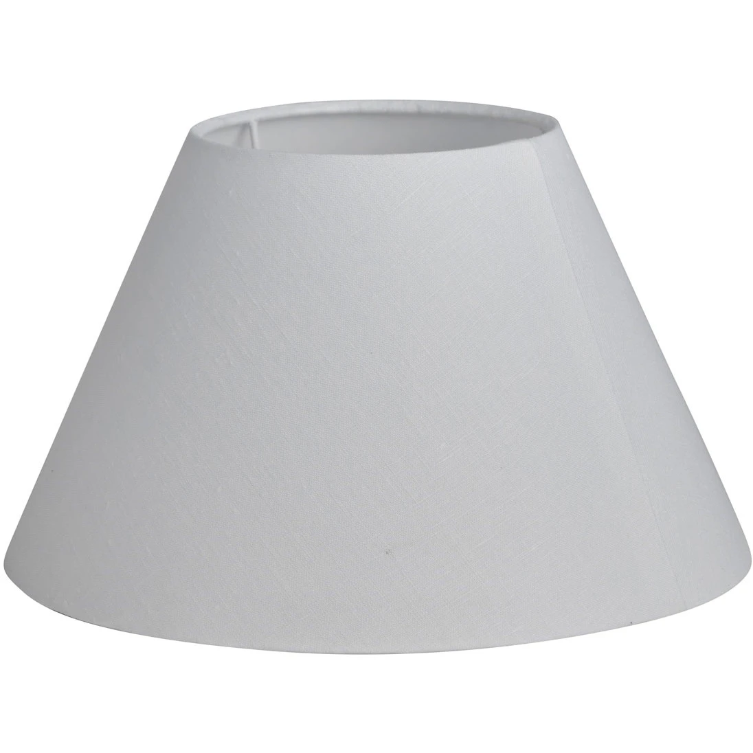Watt & Veke Basic Wide Lampskärm 250 Mm Vit - Lampskärmar Linne Vit - B25/70/01