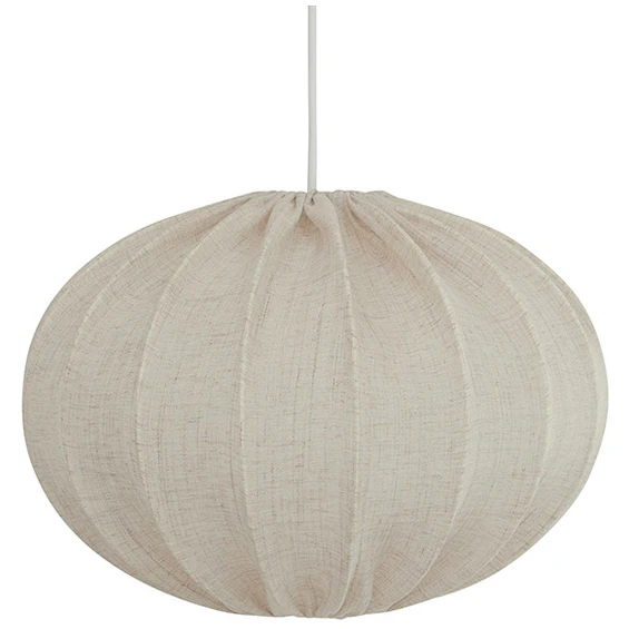 Watt & Veke Boll Lampskärm Natur 40 Cm - Lampskärmar Linne Natural - T134000