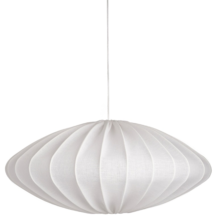 Watt & Veke Ellipse 80 Pendel Vit - Lampskärmar Linne Vit - T098001