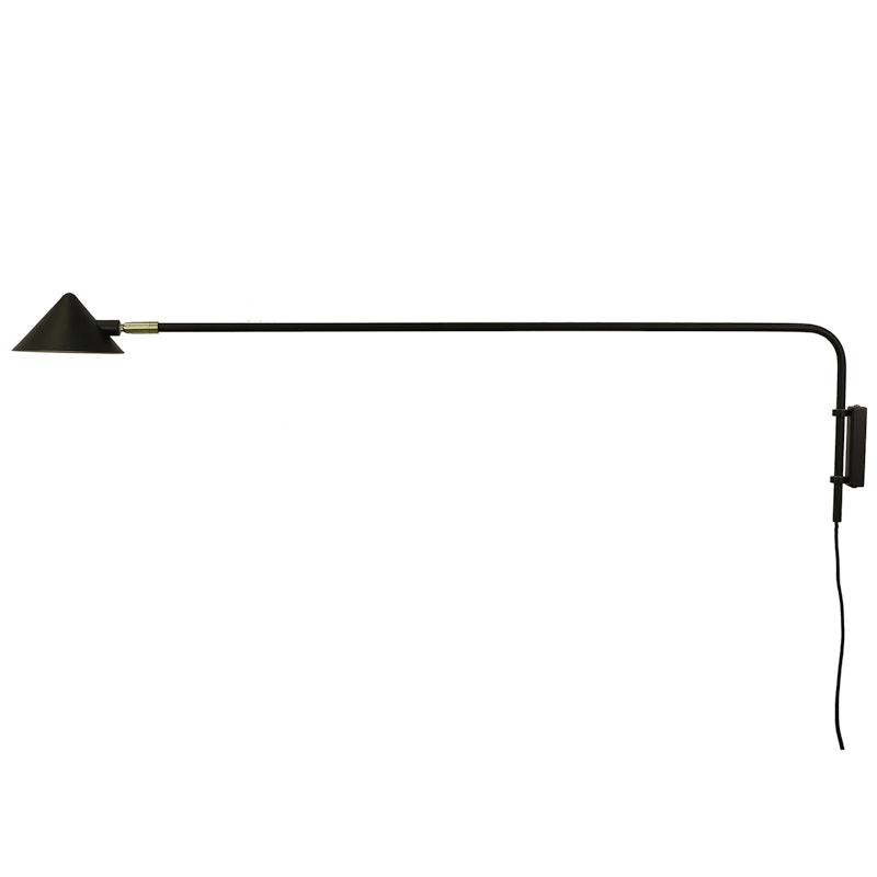 Kelly Long Vägglampa, Svart