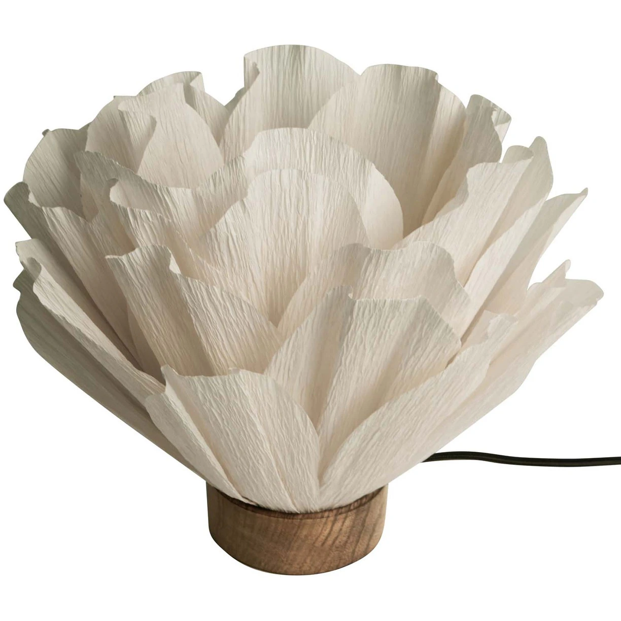 Watt & Veke Lisa Bordslampa Natur - Bordslampor Papper Vit - B662301