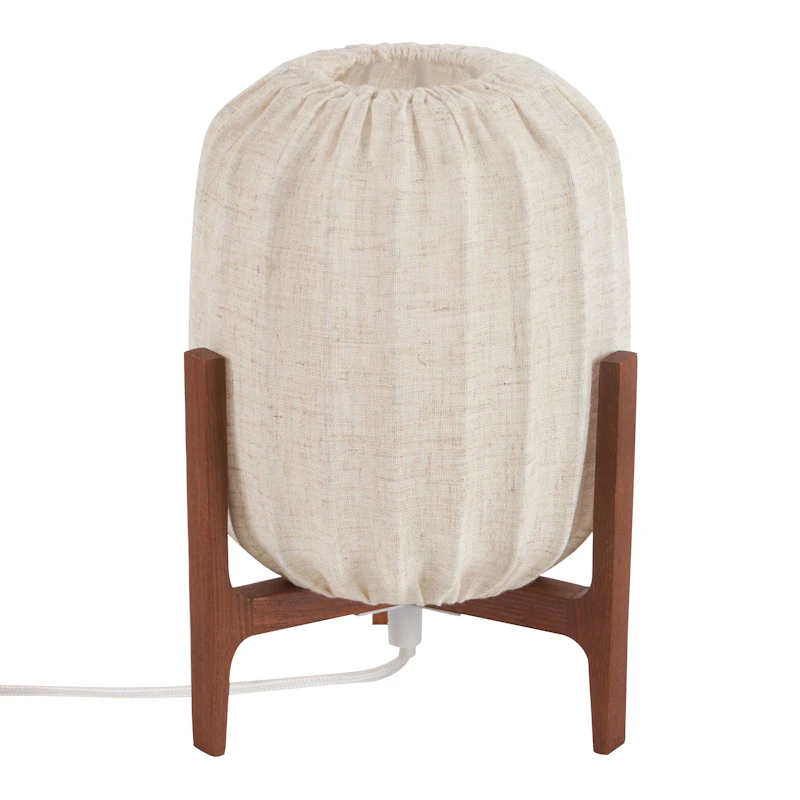 Prisma Mini Bordslampa, Mörk Ek / Natur