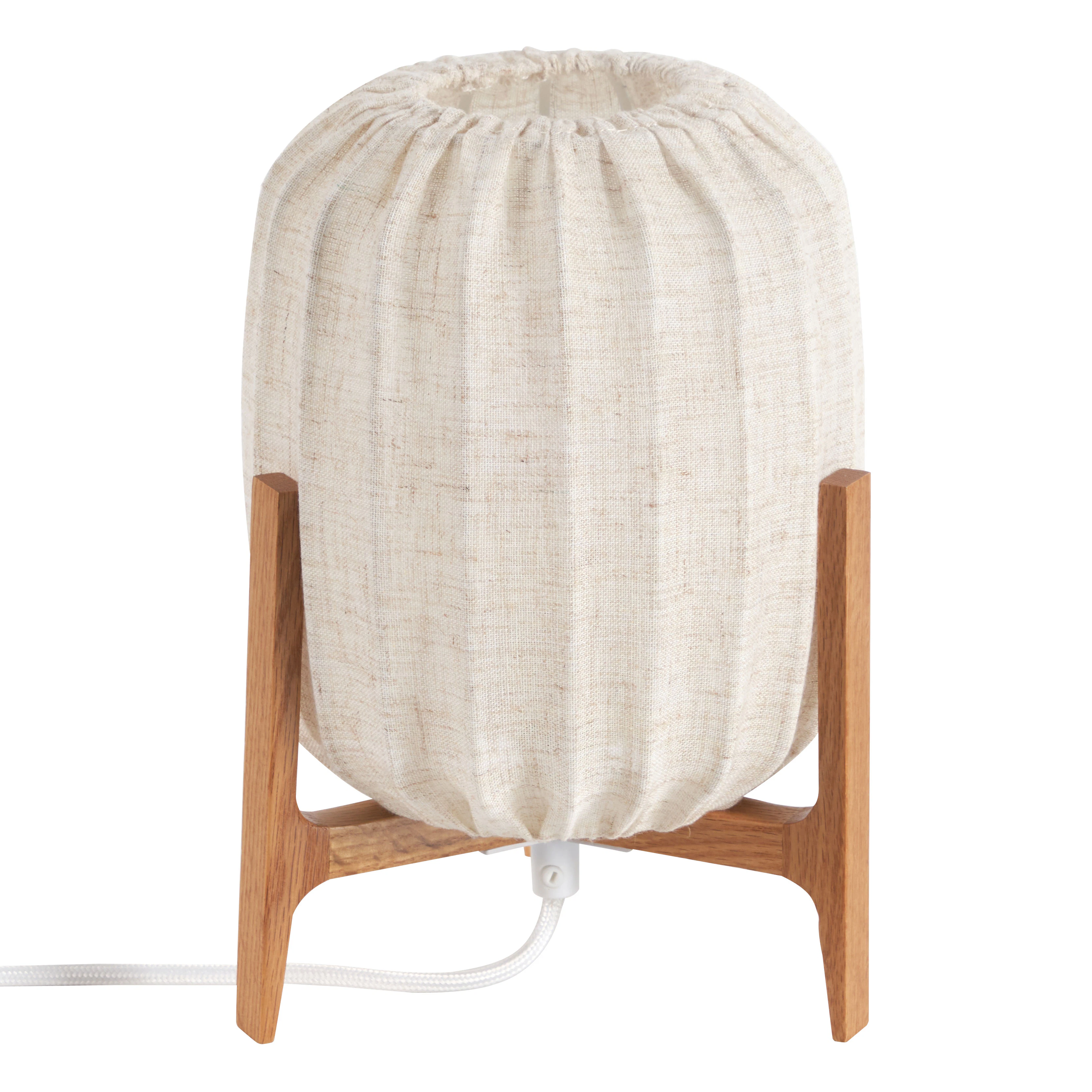 Watt & Veke Prisma Mini Bordslampa Ek / Natural - Bordslampor Linne Ek - B68162800