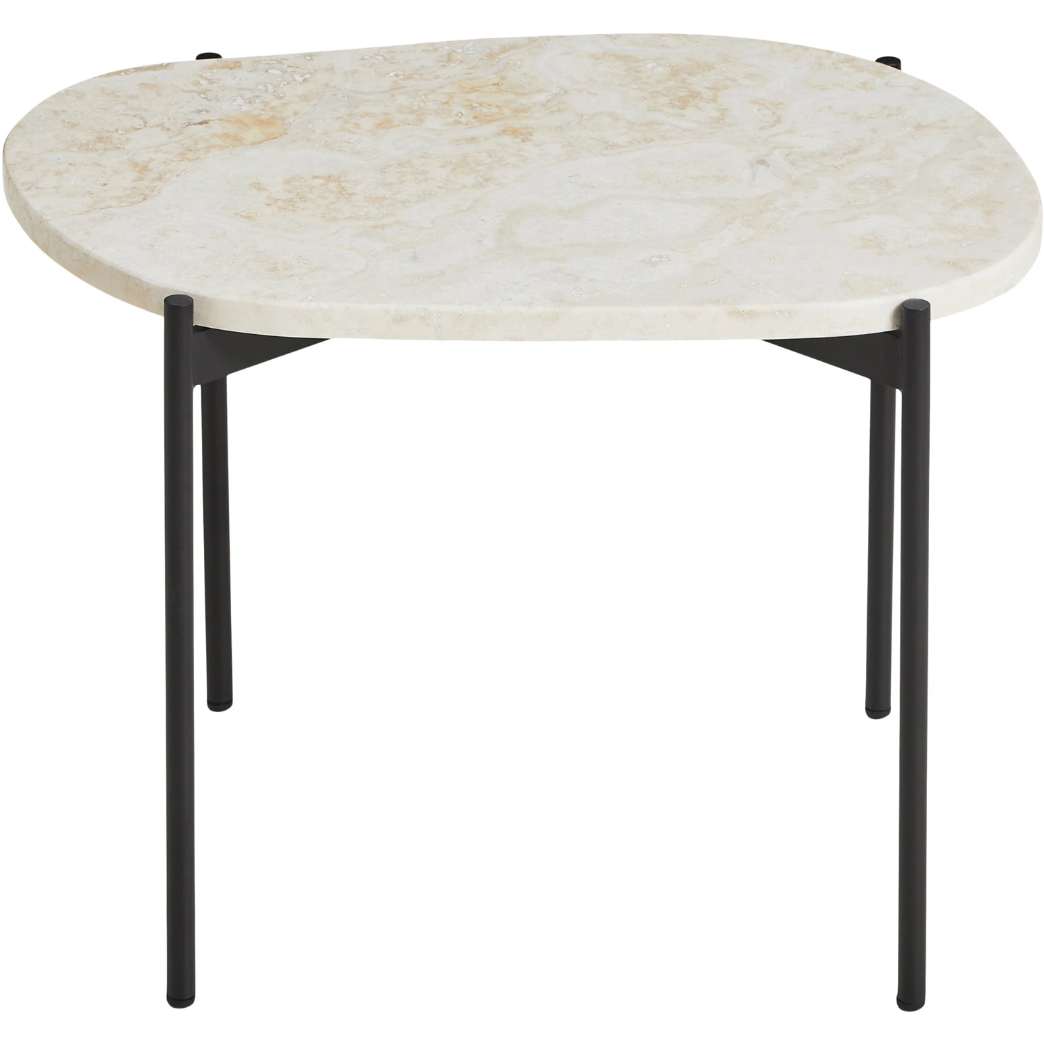 Woud La Terra Sidobord Ivory L: 57,2 Cm - Sidobord & Avlastningsbord Travertin Ivory - 110571